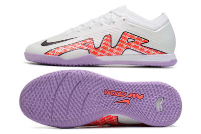 Unisex Nike Air Zoom Mercurial Vapor 15 Elite IC Futsal/Indoor Low-Tops Football Shoes - White/Red/Black