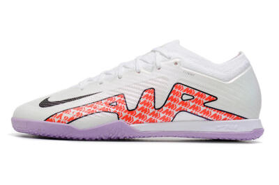Unisex Nike Air Zoom Mercurial Vapor 15 Elite IC Futsal/Indoor Low-Tops Football Shoes - White/Red/Black