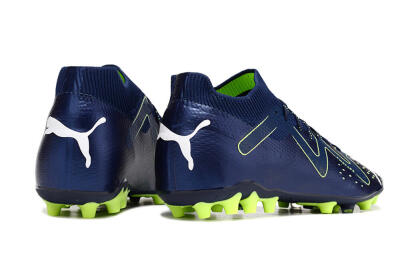 Men's Puma Future Ultimate MG Firm Ground Low-Tops Football Boots - Blue/Yellow/White