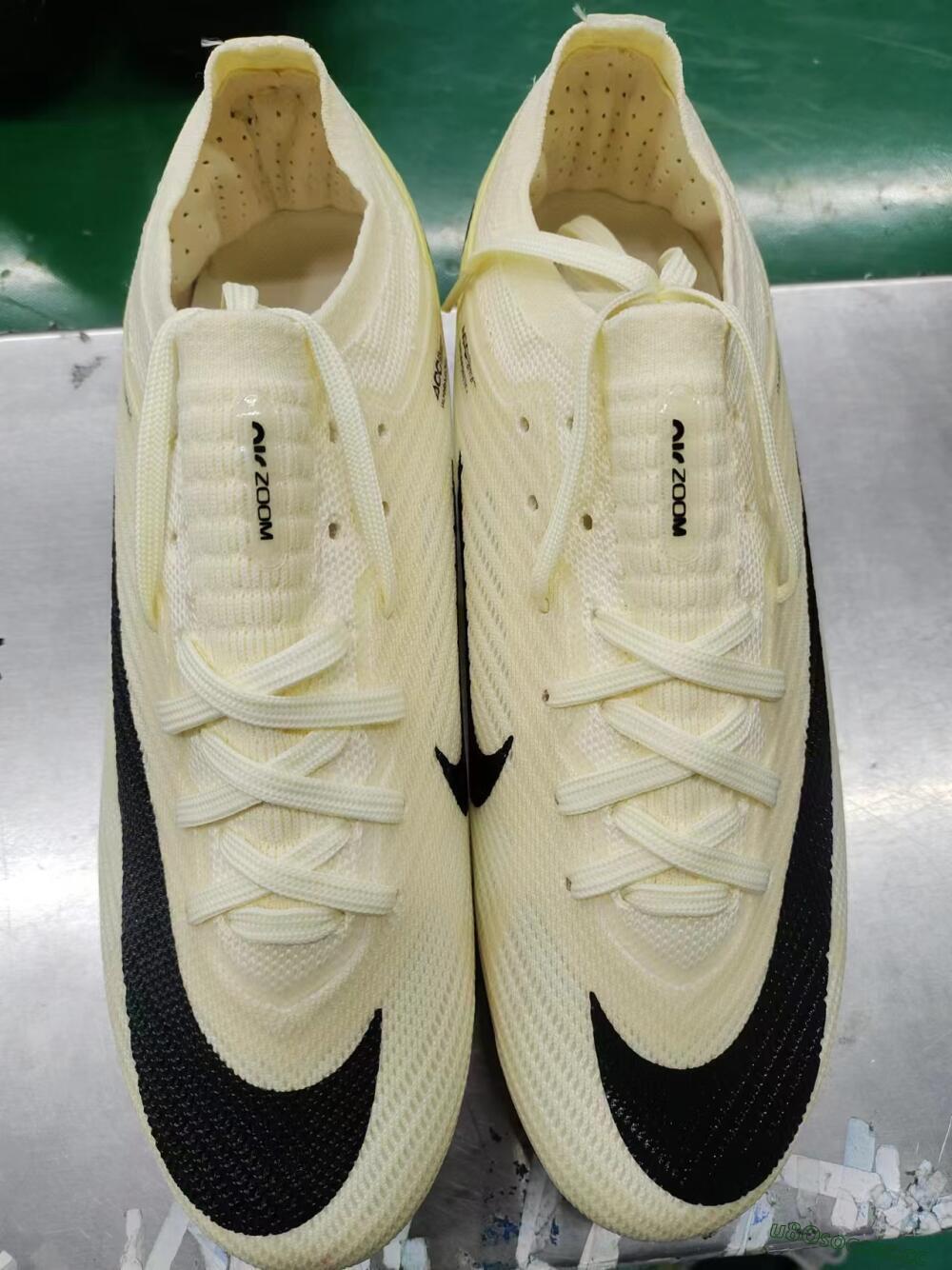 Unisex Nike Air Zoom Mercurial Vapor 15 Elite FG Firm Ground Low-Tops Football Boots - Beige/Black