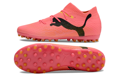 Men's Puma Future Ultimate MG Multi Ground Low-Tops Football Boots - Red/Black/Yellow