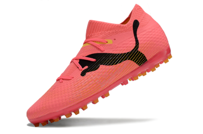 Men's Puma Future Ultimate MG Multi Ground Low-Tops Football Boots - Red/Black/Yellow