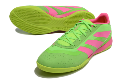 Men's Adidas Predator 24 Elite IC Indoor & Futsal Low-Tops Football Shoes - Yellow/Pink