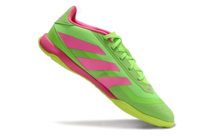 Men's Adidas Predator 24 Elite IC Indoor & Futsal Low-Tops Football Shoes - Yellow/Pink