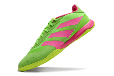 Men's Adidas Predator 24 Elite IC Indoor & Futsal Low-Tops Football Shoes - Yellow/Pink