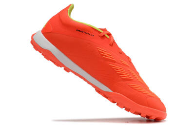 Men's Adidas Predator 24 Elite TF Artificial Turf Low-Tops Football Shoes - Red/Black/White