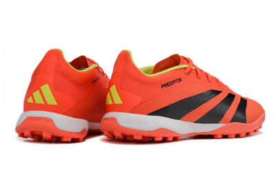 Men's Adidas Predator 24 Elite TF Artificial Turf Low-Tops Football Shoes - Red/Black/White