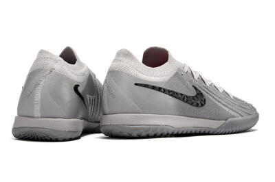 Men's Nike Phantom GX 2 Elite IC Indoor & Futsal Low-Tops Football Shoes - Grey/Black