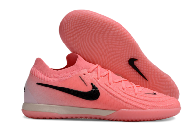 Men's Nike Phantom GX 2 Elite IC Indoor & Futsal Low-Tops Football Shoes - Pink/Black/White