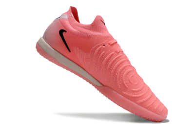 Men's Nike Phantom GX 2 Elite IC Indoor & Futsal Low-Tops Football Shoes - Pink/Black/White