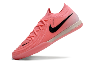 Men's Nike Phantom GX 2 Elite IC Indoor & Futsal Low-Tops Football Shoes - Pink/Black/White