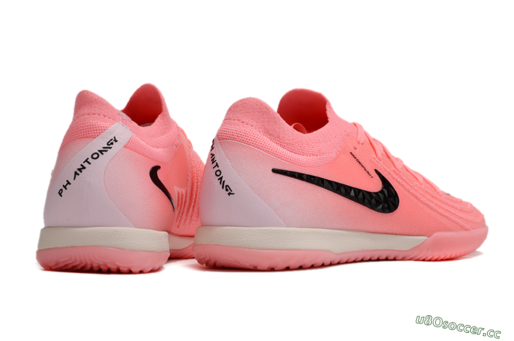 Men's Nike Phantom GX 2 Elite IC Indoor & Futsal Low-Tops Football Shoes - Pink/Black/White 6