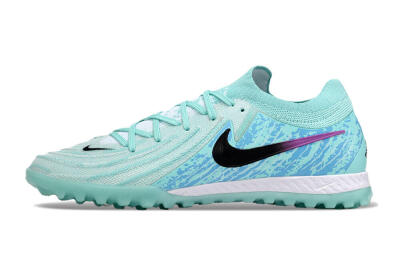 Men's Nike Phantom GX 2 Elite TF Artificial Turf Low-Tops Football Shoes - Jade/Blue/Black