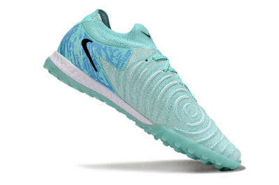 Men's Nike Phantom GX 2 Elite TF Artificial Turf Low-Tops Football Shoes - Jade/Blue/Black