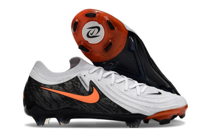 Men's Nike Phantom Luna Elite NU FG Firm Ground Low-Tops Football Boots - White/Black/Red