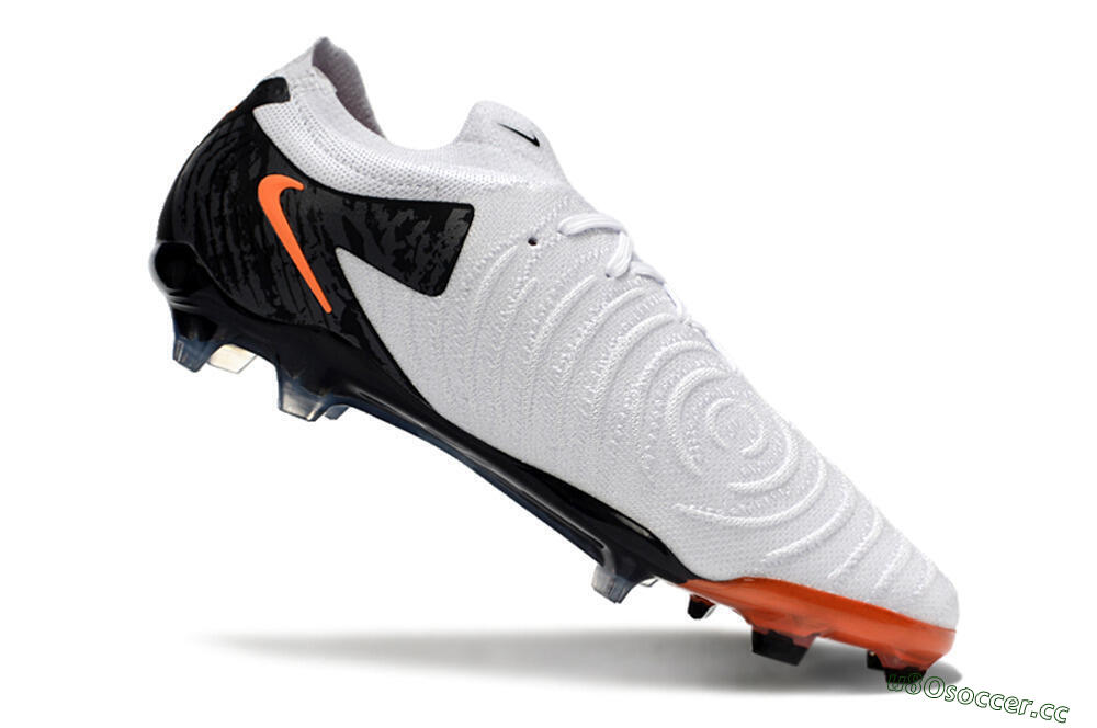 Men's Nike Phantom Luna Elite NU FG Firm Ground Low-Tops Football Boots - White/Black/Red 4