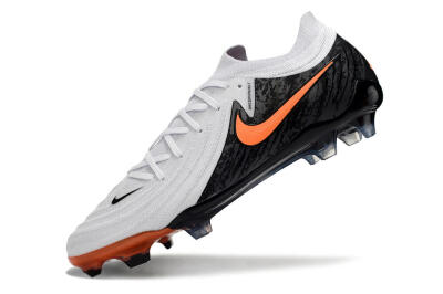 Men's Nike Phantom Luna Elite NU FG Firm Ground Low-Tops Football Boots - White/Black/Red