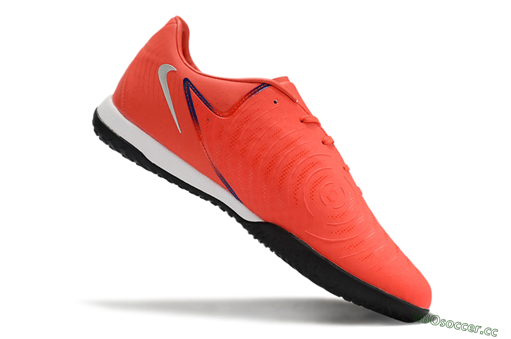 Men's Nike Phantom GX 2 Acad LV8 IC Indoor & Futsal Low-Tops Football Shoes - Red/Silver/White/Black 4