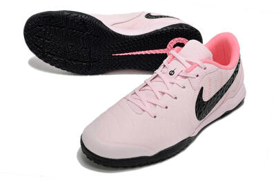 Men's Nike Tiempo Legend 10 Academy IC Indoor & Futsal Low-Tops Football Shoes - Pink/Black