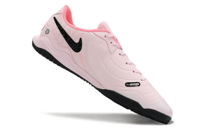 Men's Nike Tiempo Legend 10 Academy IC Indoor & Futsal Low-Tops Football Shoes - Pink/Black
