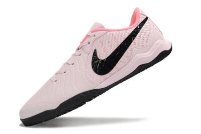 Men's Nike Tiempo Legend 10 Academy IC Indoor & Futsal Low-Tops Football Shoes - Pink/Black