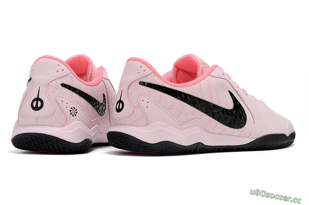 Men's Nike Tiempo Legend 10 Academy IC Indoor & Futsal Low-Tops Football Shoes - Pink/Black 6