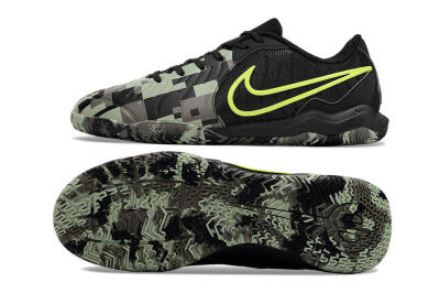 Men's Nike Tiempo Legend 10 Academy IC Indoor & Futsal Low-Tops Football Shoes - Camo/Black/Yellow