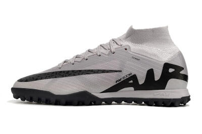 Men's Nike Air Zoom Mercurial Superfly 9 Elite TF Artificial Turf High-Tops Football Shoes - Grey/Black/Pink