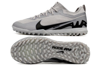 Men's Nike Air Zoom Mercurial Vapor 15 Pro TF Artificial Turf Low-Tops Football Shoes - Grey/Black
