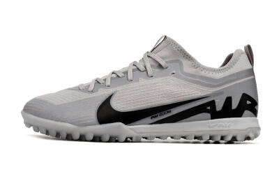 Men's Nike Air Zoom Mercurial Vapor 15 Pro TF Artificial Turf Low-Tops Football Shoes - Grey/Black