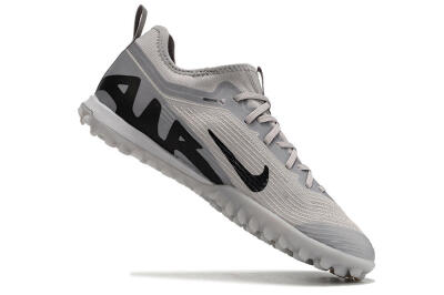 Men's Nike Air Zoom Mercurial Vapor 15 Pro TF Artificial Turf Low-Tops Football Shoes - Grey/Black