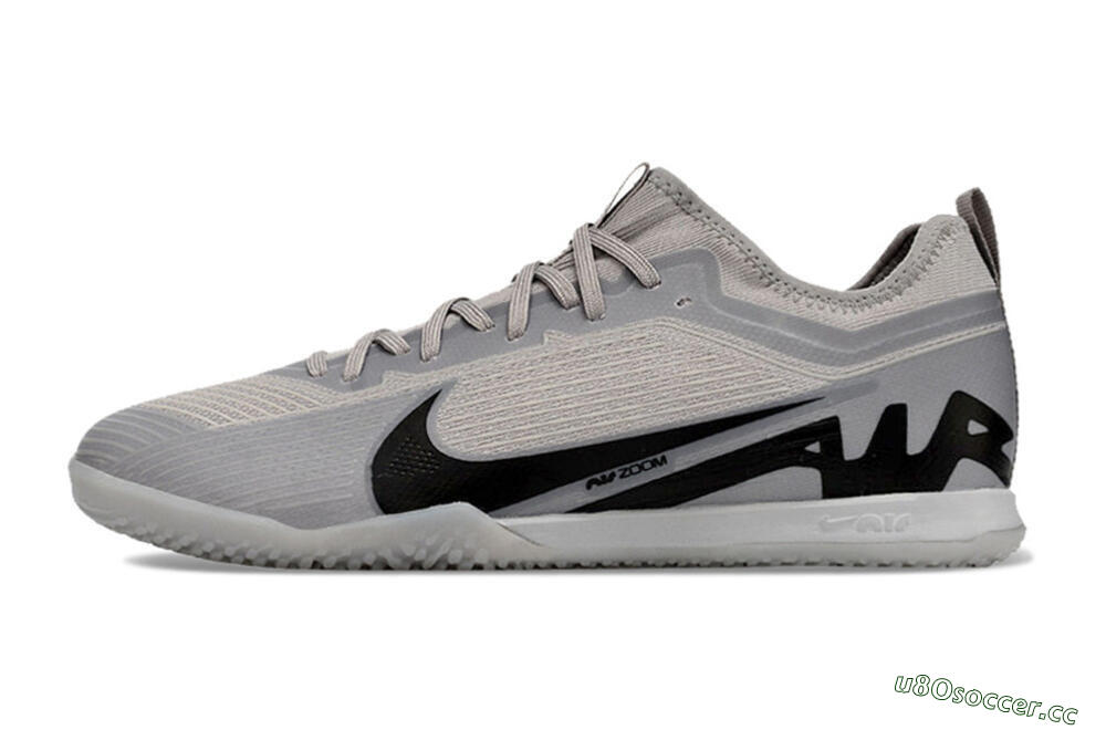 Men's Nike Air Zoom Mercurial Vapor 15 Pro IC Indoor & Futsal Low-Tops Football Shoes - Grey/Black 0