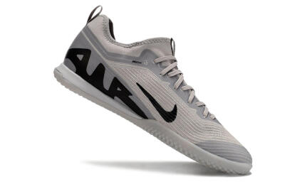 Men's Nike Air Zoom Mercurial Vapor 15 Pro IC Indoor & Futsal Low-Tops Football Shoes - Grey/Black