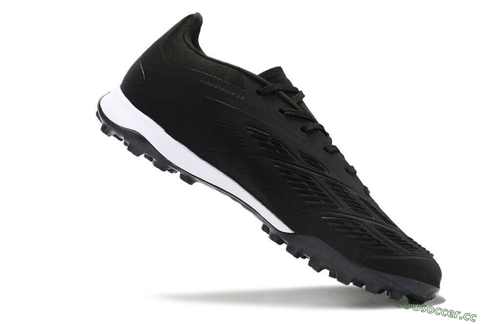 Men's Adidas Predator 24 Elite TF Artificial Turf Low-Tops Football Shoes - Black/White 4
