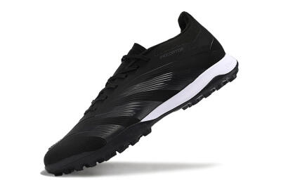 Men's Adidas Predator 24 Elite TF Artificial Turf Low-Tops Football Shoes - Black/White