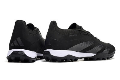 Men's Adidas Predator 24 Elite TF Artificial Turf Low-Tops Football Shoes - Black/White