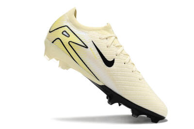 Men's Nike Air Zoom Mercurial Vapor 16 Elite FG Firm Ground Low-Tops Football Boots - Beige/Black/Yellow