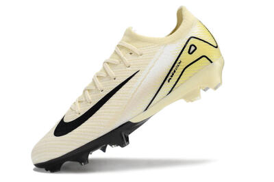Men's Nike Air Zoom Mercurial Vapor 16 Elite FG Firm Ground Low-Tops Football Boots - Beige/Black/Yellow