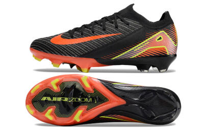 Men's Nike Air Zoom Mercurial Vapor 16 Elite FG Firm Ground Low-Tops Football Boots - Black/Red/Yellow