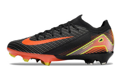 Men's Nike Air Zoom Mercurial Vapor 16 Elite FG Firm Ground Low-Tops Football Boots - Black/Red/Yellow