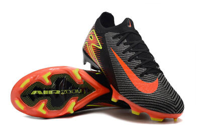 Men's Nike Air Zoom Mercurial Vapor 16 Elite FG Firm Ground Low-Tops Football Boots - Black/Red/Yellow