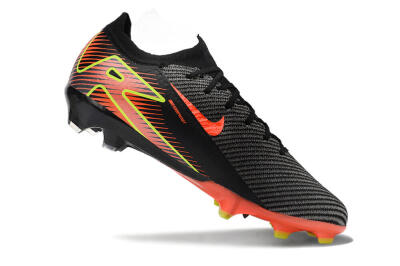 Men's Nike Air Zoom Mercurial Vapor 16 Elite FG Firm Ground Low-Tops Football Boots - Black/Red/Yellow