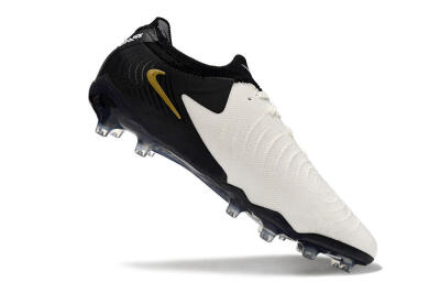 Men's Nike Phantom Luna Elite AG Artificial Grass Low-Tops Football Boots - White/Black/Gold
