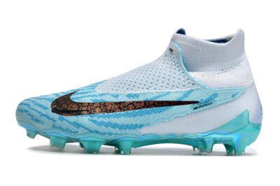 Unisex Nike Phantom GX Elite FG Firm Ground High-Tops Football Boots - Jade/Black/Gold