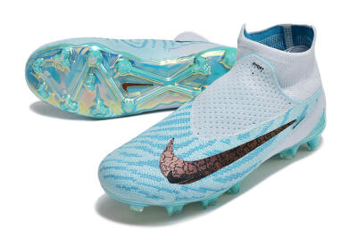 Unisex Nike Phantom GX Elite FG Firm Ground High-Tops Football Boots - Jade/Black/Gold