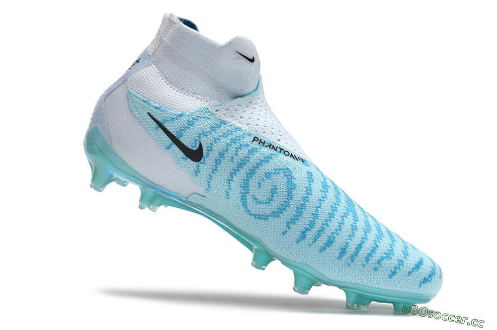 Unisex Nike Phantom GX Elite FG Firm Ground High-Tops Football Boots - Jade/Black/Gold 7