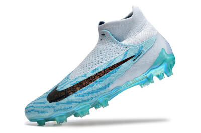 Unisex Nike Phantom GX Elite FG Firm Ground High-Tops Football Boots - Jade/Black/Gold