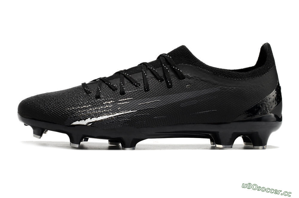 Men's Puma Ultra Ultimate FG Firm Ground Low-Tops Football Boots - Black/White 0