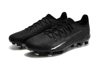 Men's Puma Ultra Ultimate FG Firm Ground Low-Tops Football Boots - Black/White