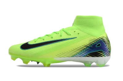 Unisex Nike Air Zoom Mercurial Superfly 10 Elite FG Firm Ground High-Tops Football Boots - Yellow/Blue/Black